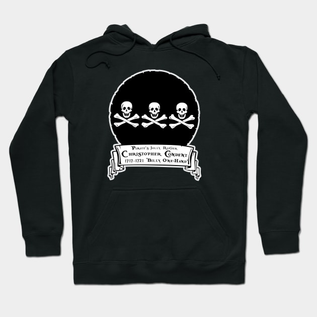 Christopher Condent Jolly Roger Hoodie by MBK